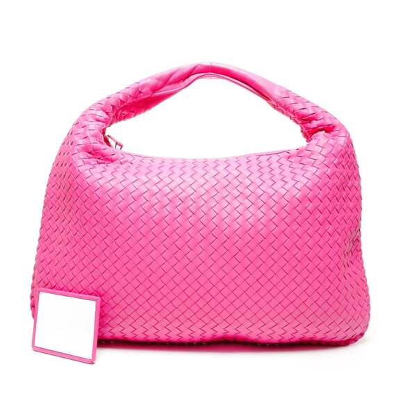 Bottega Veneta Handbags - BOTTEGA VENETA Pink Intrecciato Bag